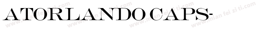ATOrlando Caps字体转换